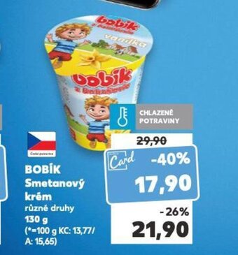 Kaufland BOBİK Smetanový krém nabídka