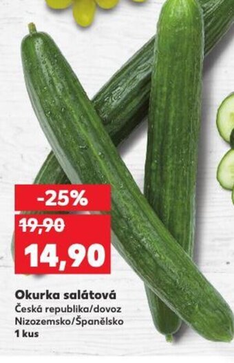 Kaufland Okurka salátová nabídka