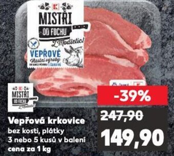 Kaufland Vepřová krkovice nabídka