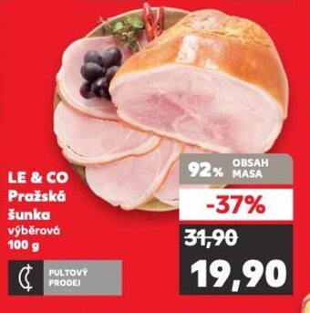 Kaufland LE & CO Pražská šunka nabídka