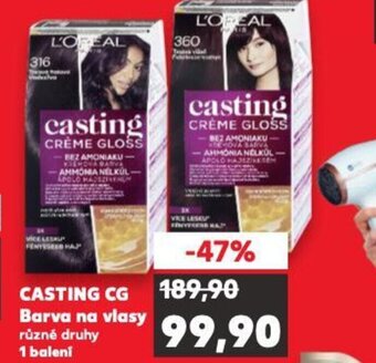 Kaufland CASTING CG Barva na vlasy nabídka