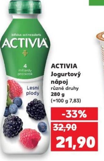Kaufland ACTIVIA Jogurtový nápoj nabídka