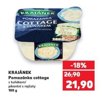 Kaufland KRAJÁNEK Pomazánka cottage nabídka