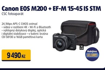 Datart Canon EOS M200 + EF-M 15-45 IS STM CSC fotoaparát nabídka