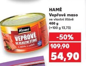 Kaufland HAMÉ Vepřové maso nabídka