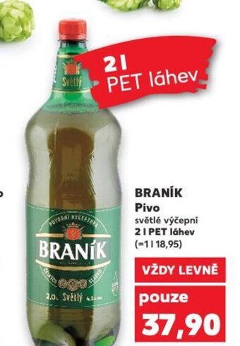 Kaufland BRANÍK Pivo nabídka
