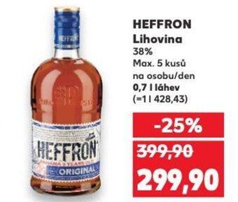 Kaufland HEFFRON Lihovina 38% nabídka