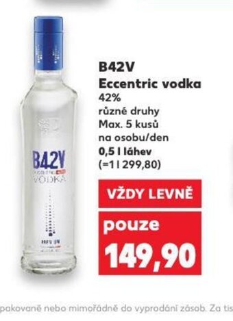 Kaufland B42V Eccentric vodka nabídka