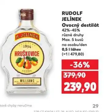 Kaufland RUDOLF JELÍNEK nabídka