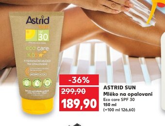 Kaufland ASTRID SUN Mléko na opalovaní nabídka