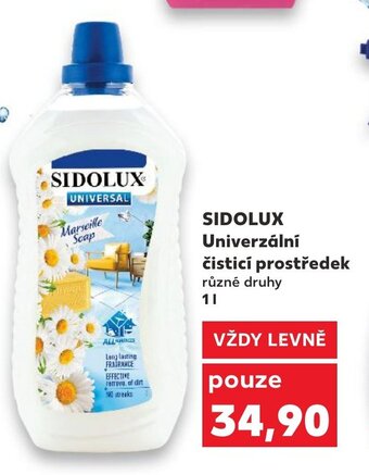 Kaufland SIDOLUX Univerzální čisticí prostředek různé druhy nabídka