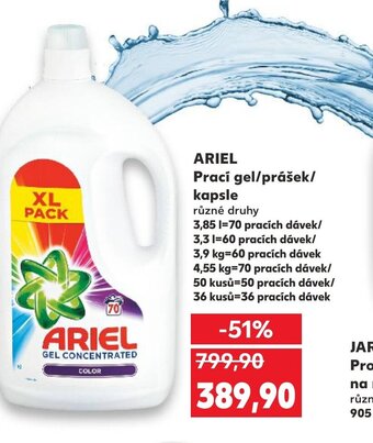 Kaufland ARIEL Prací gel/prášek/ kapsle nabídka
