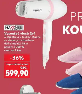 Kaufland Vysoušeč vlasů 2v1 nabídka