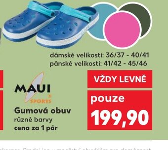 Kaufland Gumová obuv nabídka