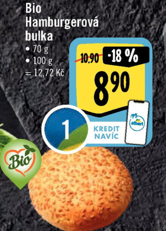 Albert Bio Hamburgerová bulka nabídka