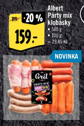 Albert Albert Párty mix klobásky nabídka