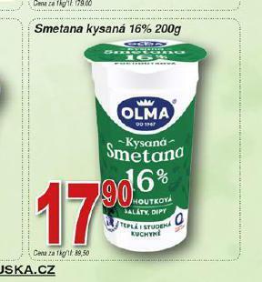 Hruška Smetana kysaná 16% nabídka