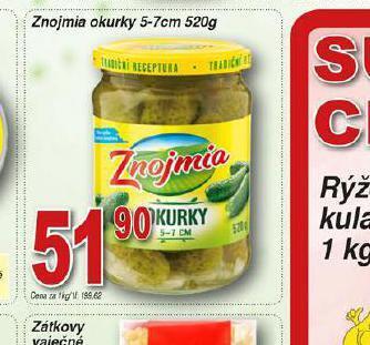 Hruška Znojmia okurky 5-7 cm nabídka