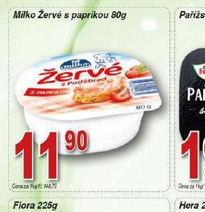 Hruška Milko žervé s paprikou nabídka