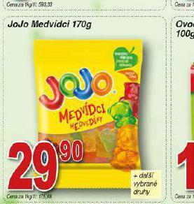 Hruška Jojo medvídci nabídka