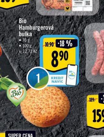 Albert Bio hamburgerová bulka nabídka