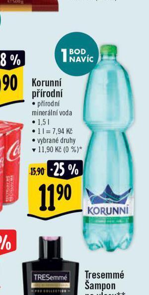Albert Korunní přírodní nabídka