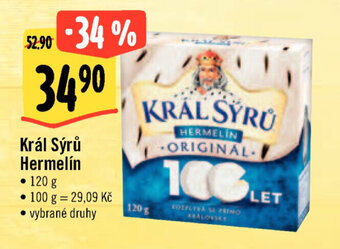 Albert Král Sýrů Hermelín nabídka