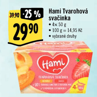 Albert Hami Tvarohová svačinka nabídka