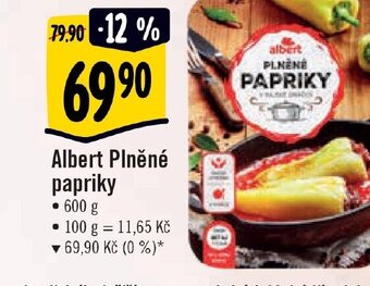 Albert Albert Plněné papriky nabídka