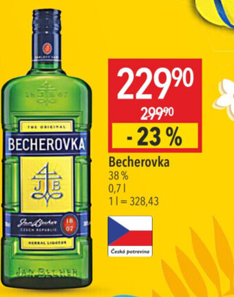 Globus Becherovka nabídka