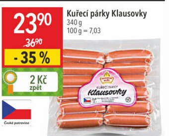Globus Kuřecí párky Klausovky nabídka