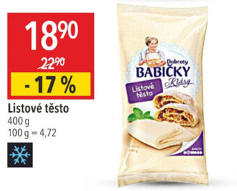 Listové těsto
