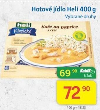 Kubík potraviny Hotové jídlo Heli 400 g nabídka