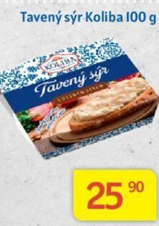 Kubík potraviny Tavený sýr Koliba 100 g nabídka