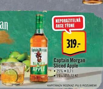 Albert Captain morgan sliced apple nabídka