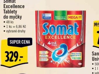 Albert Somat excellence tablety do myčky nabídka