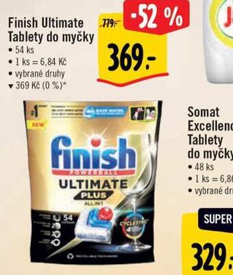 Albert Finish ultimate tablety do myčky nabídka