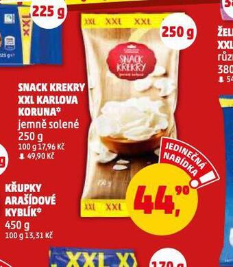 Penny Market Snack krekry nabídka