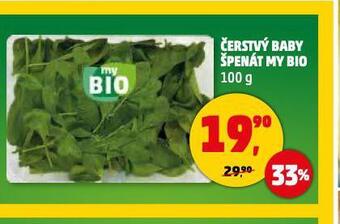 Penny Market Čerstvý baby špenát nabídka
