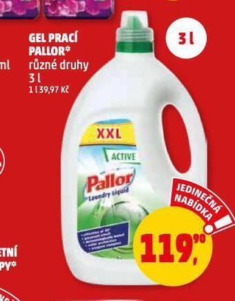 Penny Market Pallor prací gel nabídka