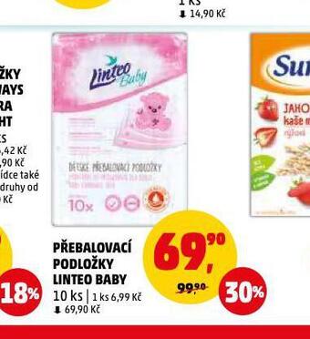 Penny Market Přebalovací podložky linteo nabídka