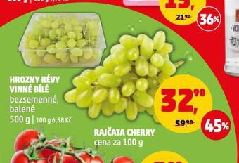 Penny Market Hrozny révy vinné bílé nabídka