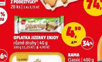 Penny Market Oplatky jizerky nabídka