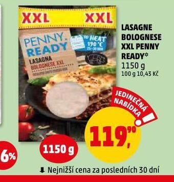 Penny Market Lasagne bolognese nabídka
