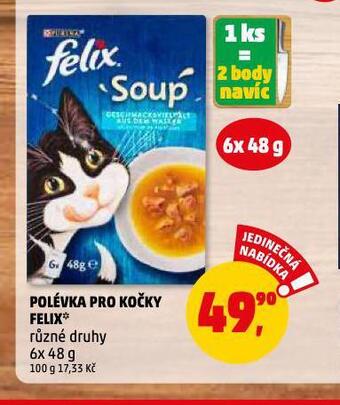 Penny Market Felix polévka pro kočky nabídka