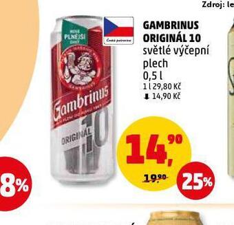 Penny Market Pivo gambrinus nabídka