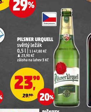 Penny Market Pivo pilsner urquell nabídka