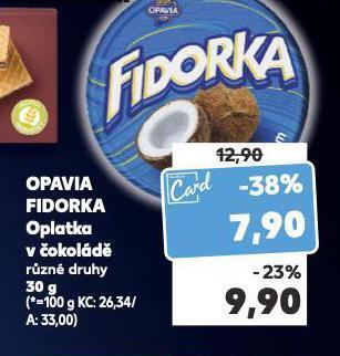 Kaufland Opavia fidorka nabídka