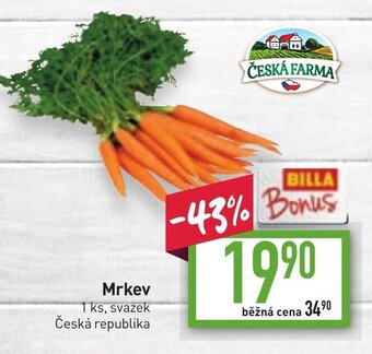 Billa Mrkev nabídka