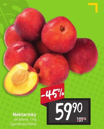 Billa Nektarinky nabídka